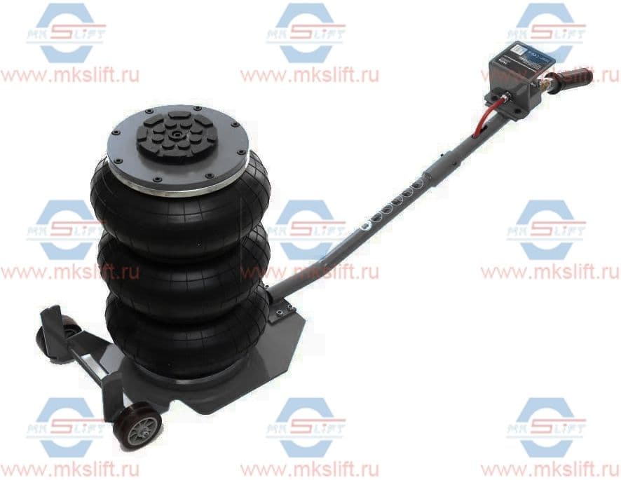 Подкатной пневматический домкрат KraftWell 3000 кг KRWPJ3L